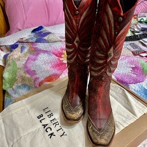 Western Liberty Black vintage boots